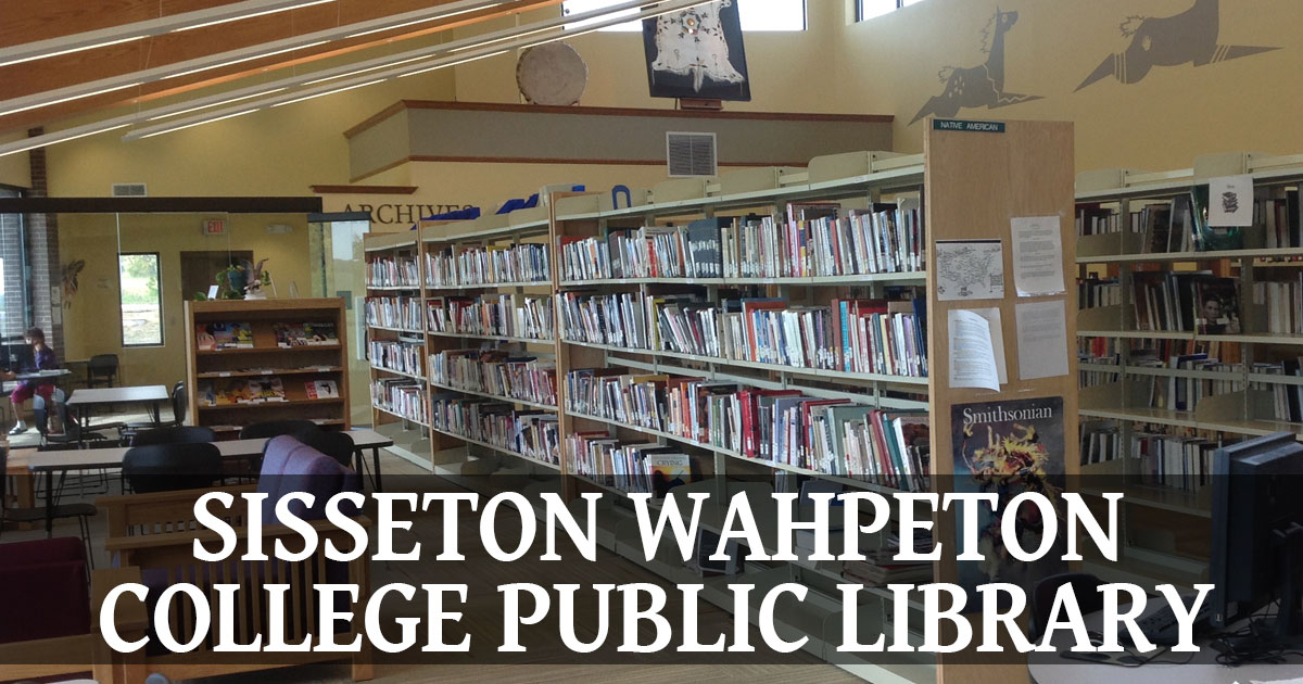Home Sisseton Wahpeton College Public Library